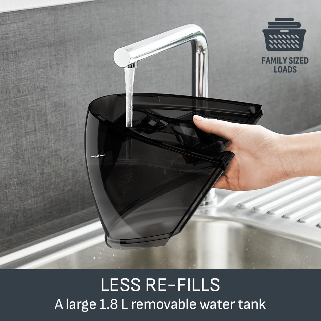 Tefal ProExpress Protect Steam Generator Iron, 7.5-Bar High Pressure, 560g/min Steam Boost, 135g/min Steam Output, No-Setting Technology, Anti-Drip Protection, 1.8 Litre, Blue & White,GV9224