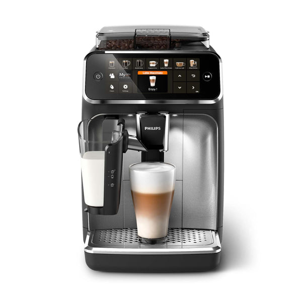 Philips 2200 Series Fully Automatic Espresso Machine - 2 Coffees, Touch Display, Classic Milk Frother, Ceramic Grinder, Matte Black (EP2220/10)