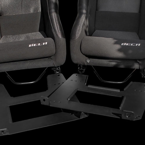 Set of Barbarian Fixed Bucket SECA Racing Seats for MX5 Mk3 (NC Chassis) Mazda, Black Felt, Track, Race, Drift