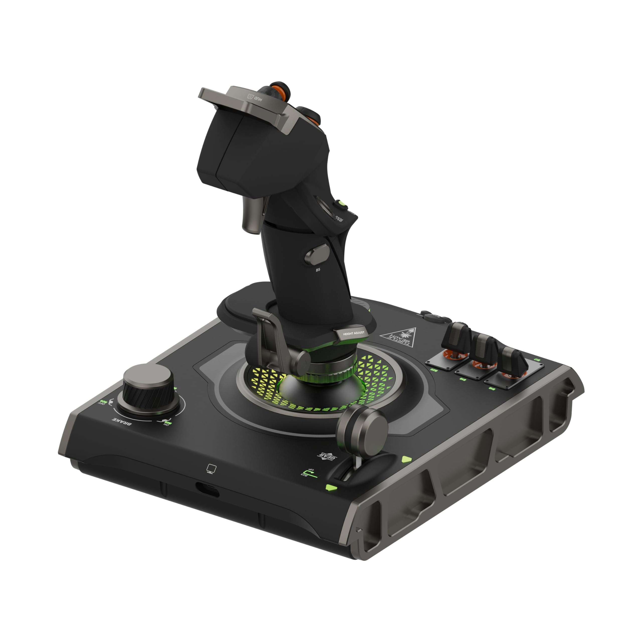 Turtle Beach VelocityOne Flightdeck - Universal HOTAS Simulation Joystick & Throttle with Touch Display, Stick Mounted HUD and Contactless Sensors for Air and Space Combat on Windows 10 & 11