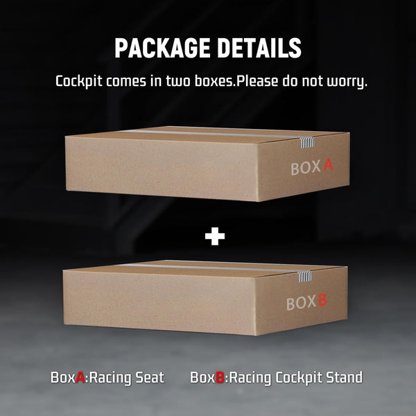 Dardoo G923 Racing Simulator Cockpit with Seat Fit for Logitech/Thrustmaster/MozaG29 G27 G920 T150,Sim Racing Cockpit,Not Include Wheel, Pedal and Shifter