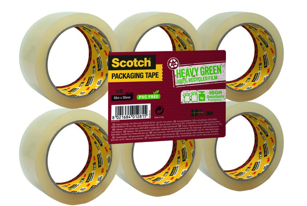 Scotch 28280 Classic Clear Packing Tape. Easy To Unwind Box Sealing Tape. Ideal for Sealing Boxes and Parcels. 6 Rolls