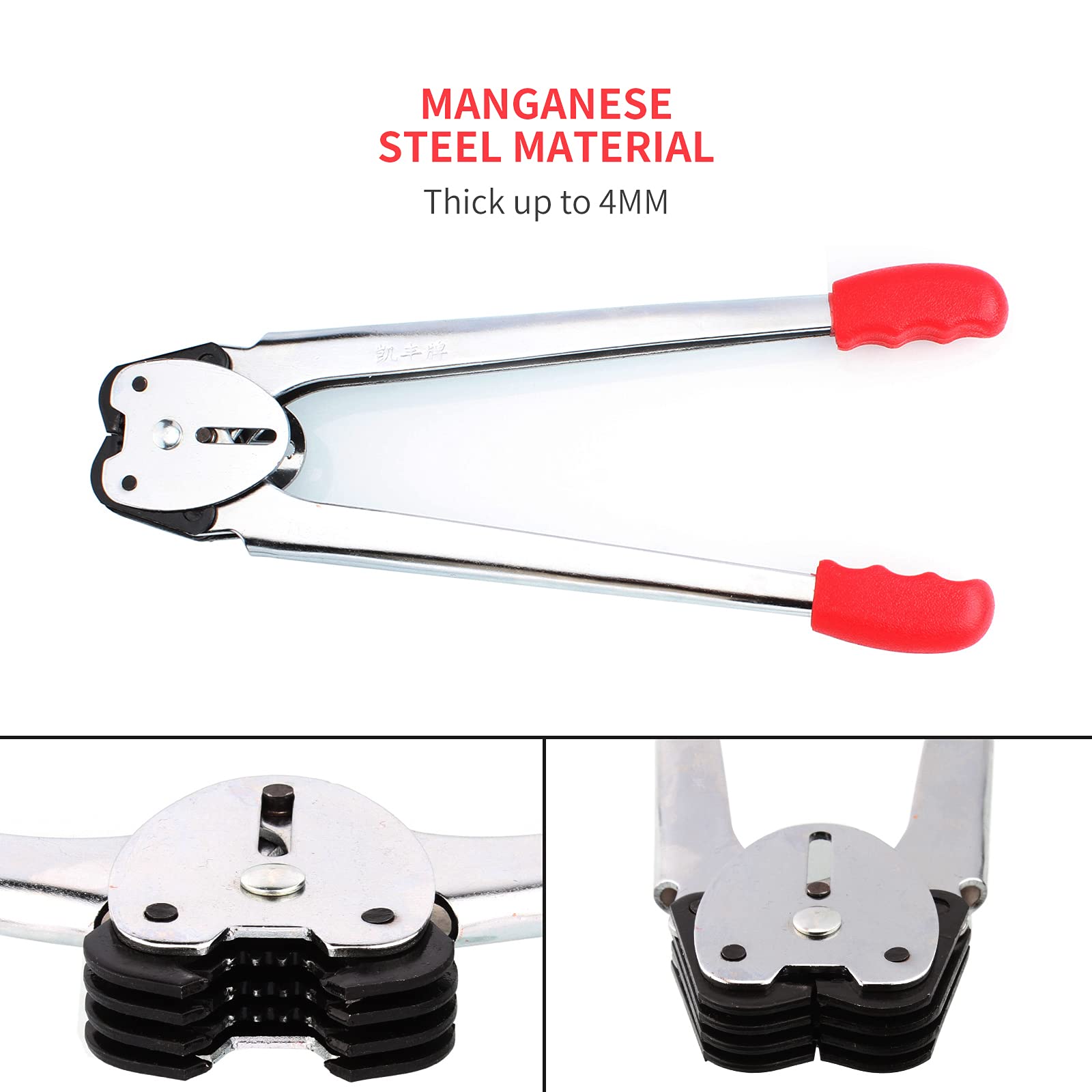 Complete Hand Pallet Packaging Strapping Kit with Tools, 200m PP Band, Metal Seals, and Edge Protectors for Secure Packing