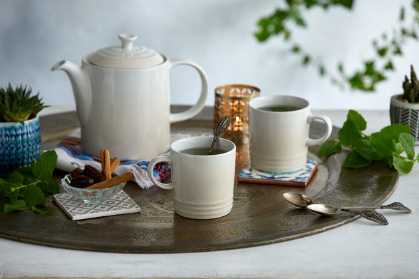 Le Creuset Stoneware Grand Mug, 400ml, Deep Teal, 70304406420002