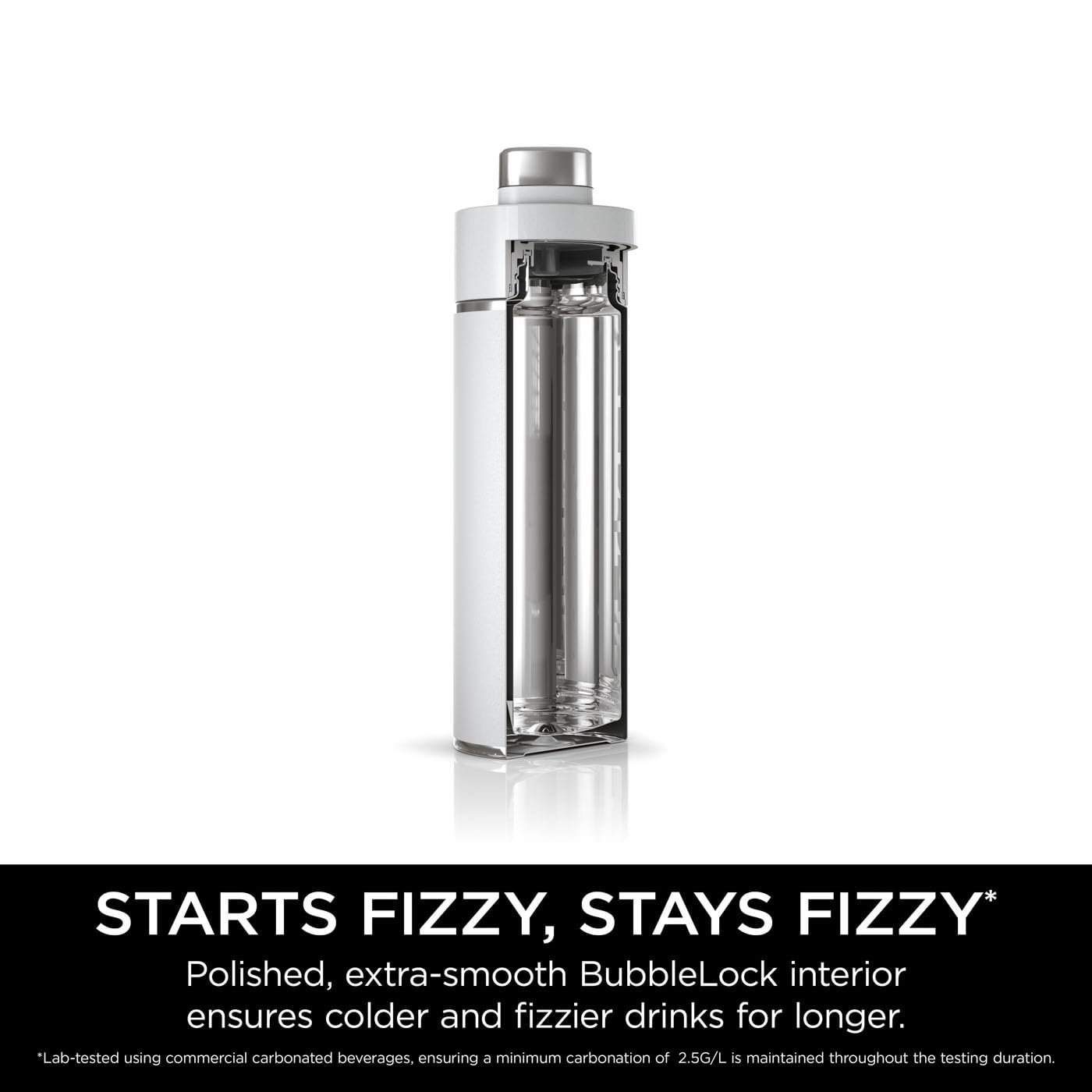 Ninja Thirsti Water Bottle and Flask 709 ML With Leak-Proof Lid, Designed For Carbonated, Hot & Cold Drinks, Ideal For Travel & Sports, Triple Insulated, Stainless Steel Bottle, Black, DW2401EUUKBK