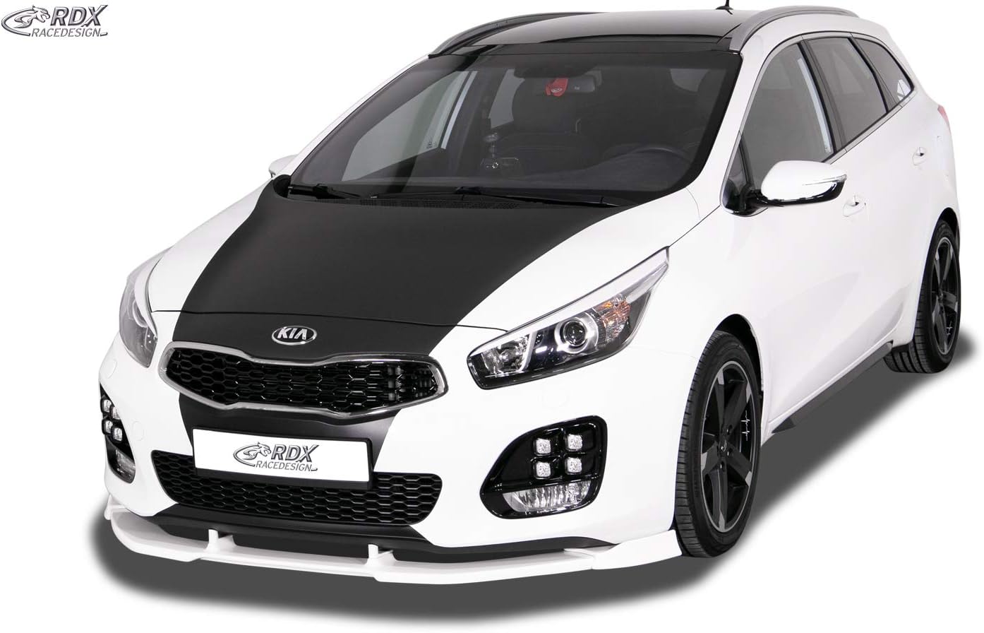 RDX Racedesign Front spoiler Vario-X compatible with Kia Ceed (JD) HB/SW & Pro Ceed GT & GT-Line 2015-2018 (PU)