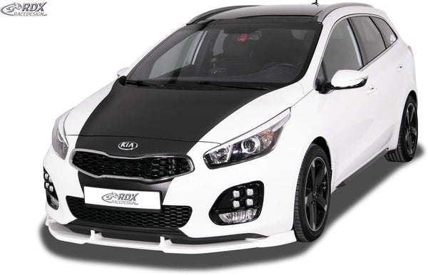 RDX Racedesign Front spoiler Vario-X compatible with Kia Ceed (JD) HB/SW & Pro Ceed GT & GT-Line 2015-2018 (PU)