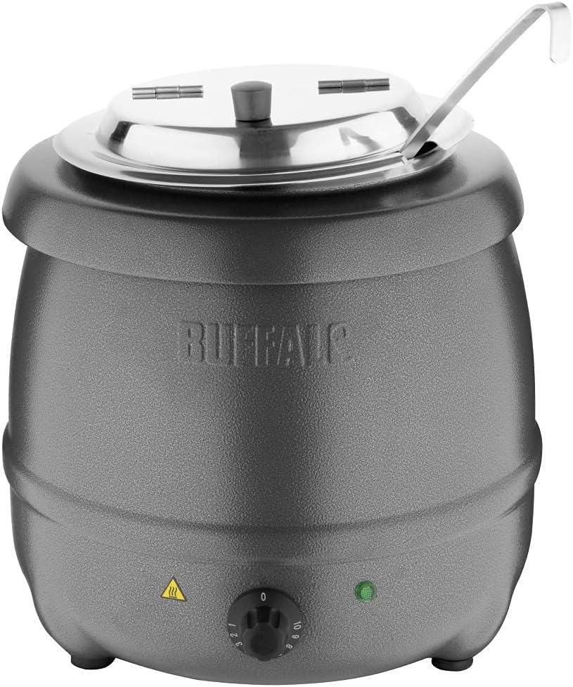 Buffalo Stainless Steel Soup Kettle 10L Commercial Electric Jug 360X345Mm