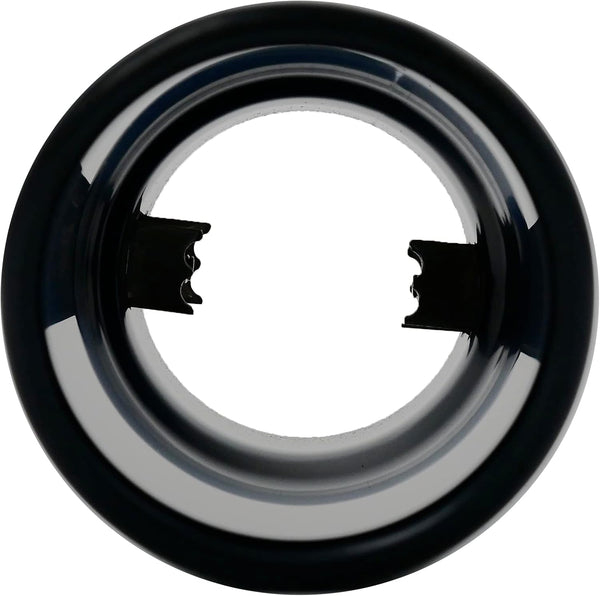 Simoni Racing TRX/01N Universal Stainless Steel Double Round Exhaust Terminal, Black