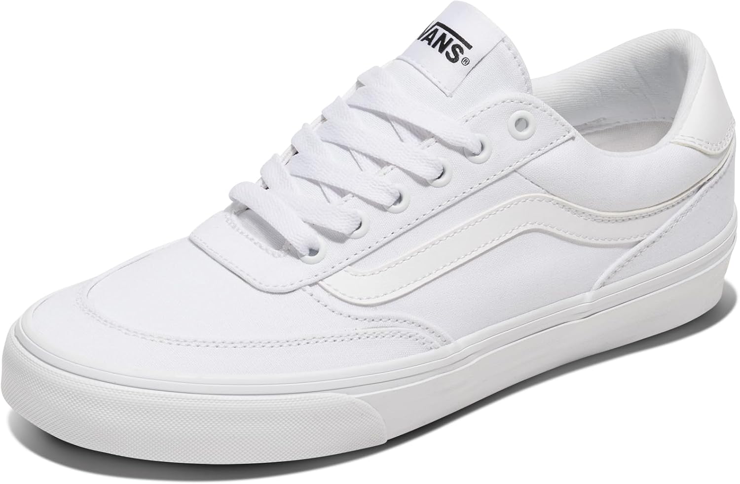 Vans Men's Brooklyn Canvas Trainers, White/White