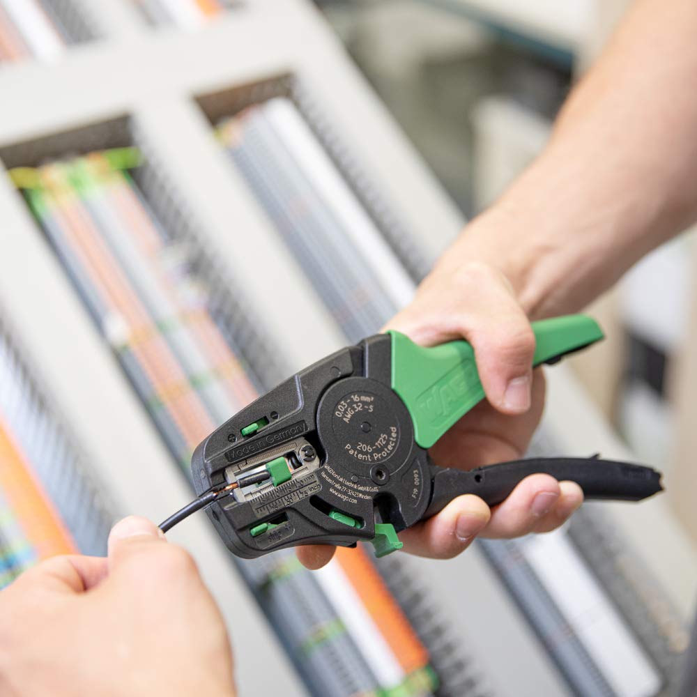 WAGO Wire stripper “Quickstrip Vario”; 0.03 mm² …16 mm²; with wire cutter, 206-1125
