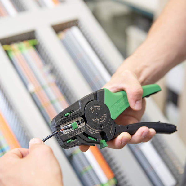 WAGO Wire stripper “Quickstrip Vario”; 0.03 mm² …16 mm²; with wire cutter, 206-1125