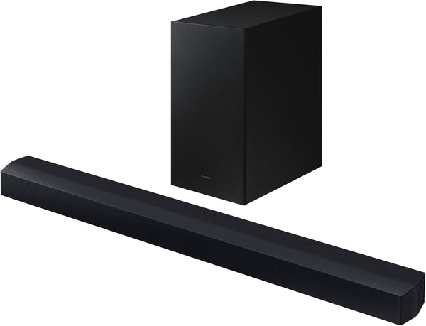 Samsung C430 2.1ch 270W Soundbar Speaker (2023) - Bluetooth Soundbar with 4 Speakers, Bass Boost 6.5" Subwoofer, 3D Wireless Surround Sound, Smart Game Mode, Adaptive Audio & Wall Mount Kit Included