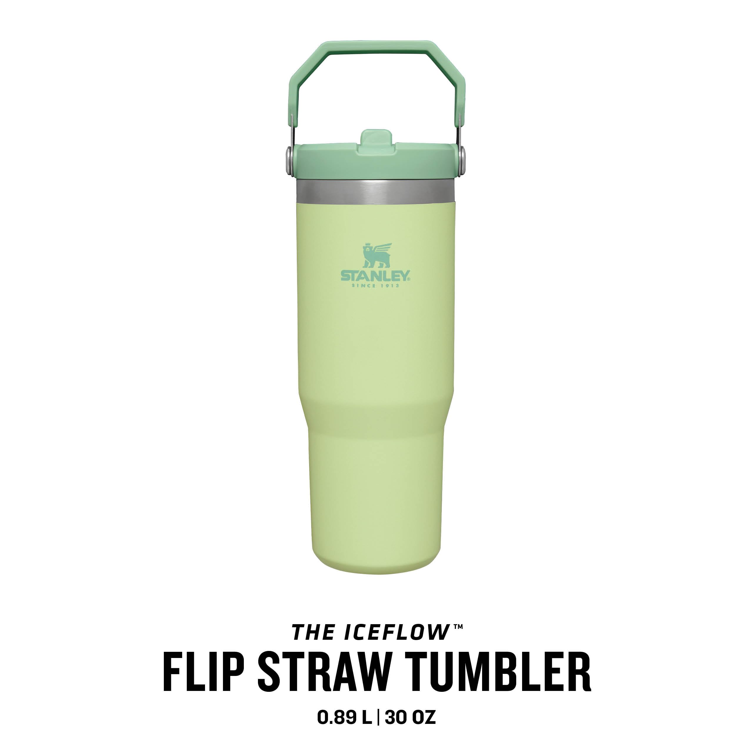 Stanley Flip Straw Tumbler 1.0 Water Bottle With Straw 0.89L - Keeps Cold For 12+ Hours - Easy To Carry - Dishwasher Safe - Stainless Steel Thermal Flask - BPA-Free Travel Mug - Navy