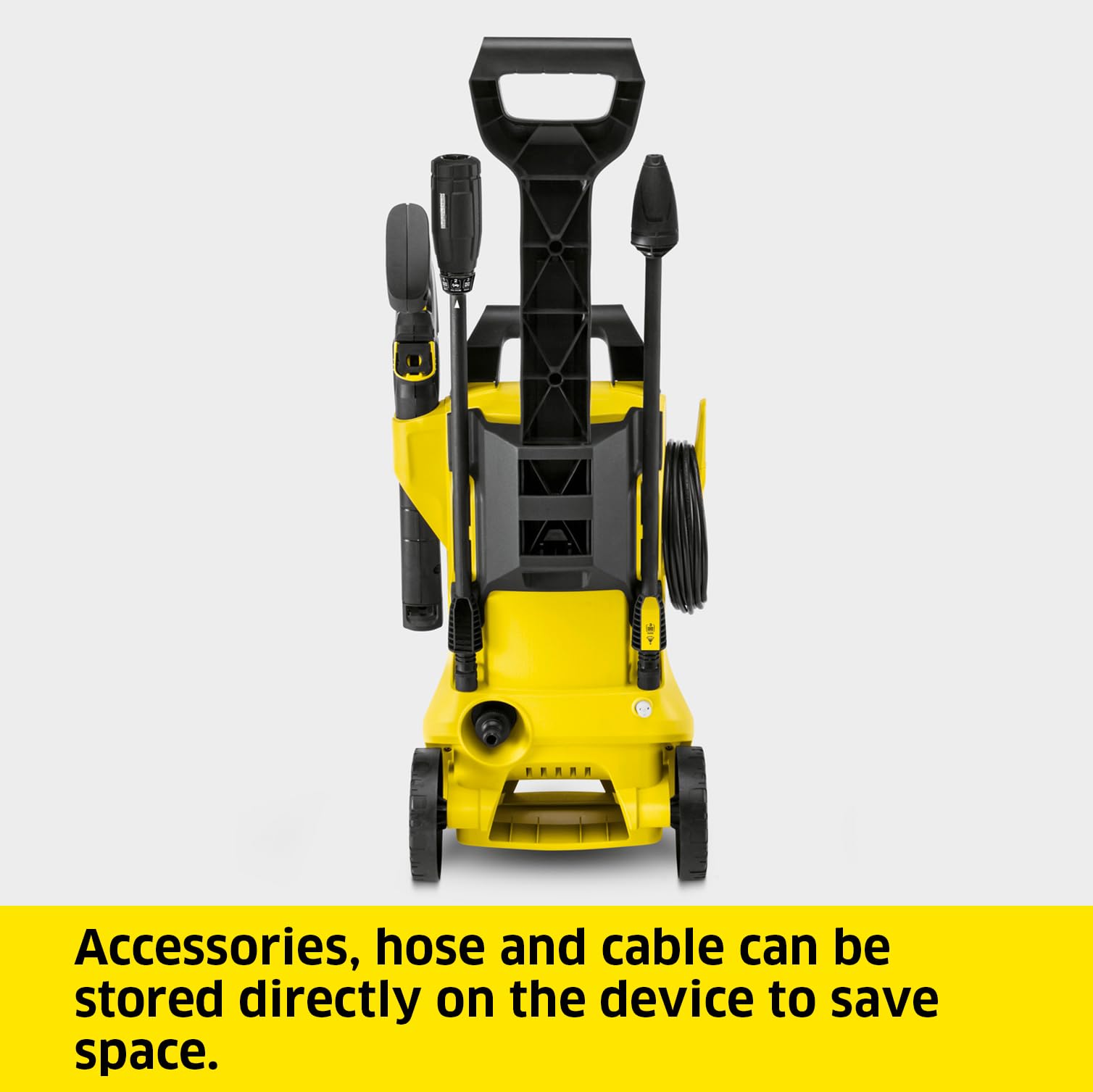 Kärcher K 2 Power Control Home pressure washer, pressure: max. 110 bar, flow rate: 360 l/h, area: 20 m²/h, water filter, weight: 4.0 kg, high-pressure gun, dirt blaster, spray lance, Home Kit