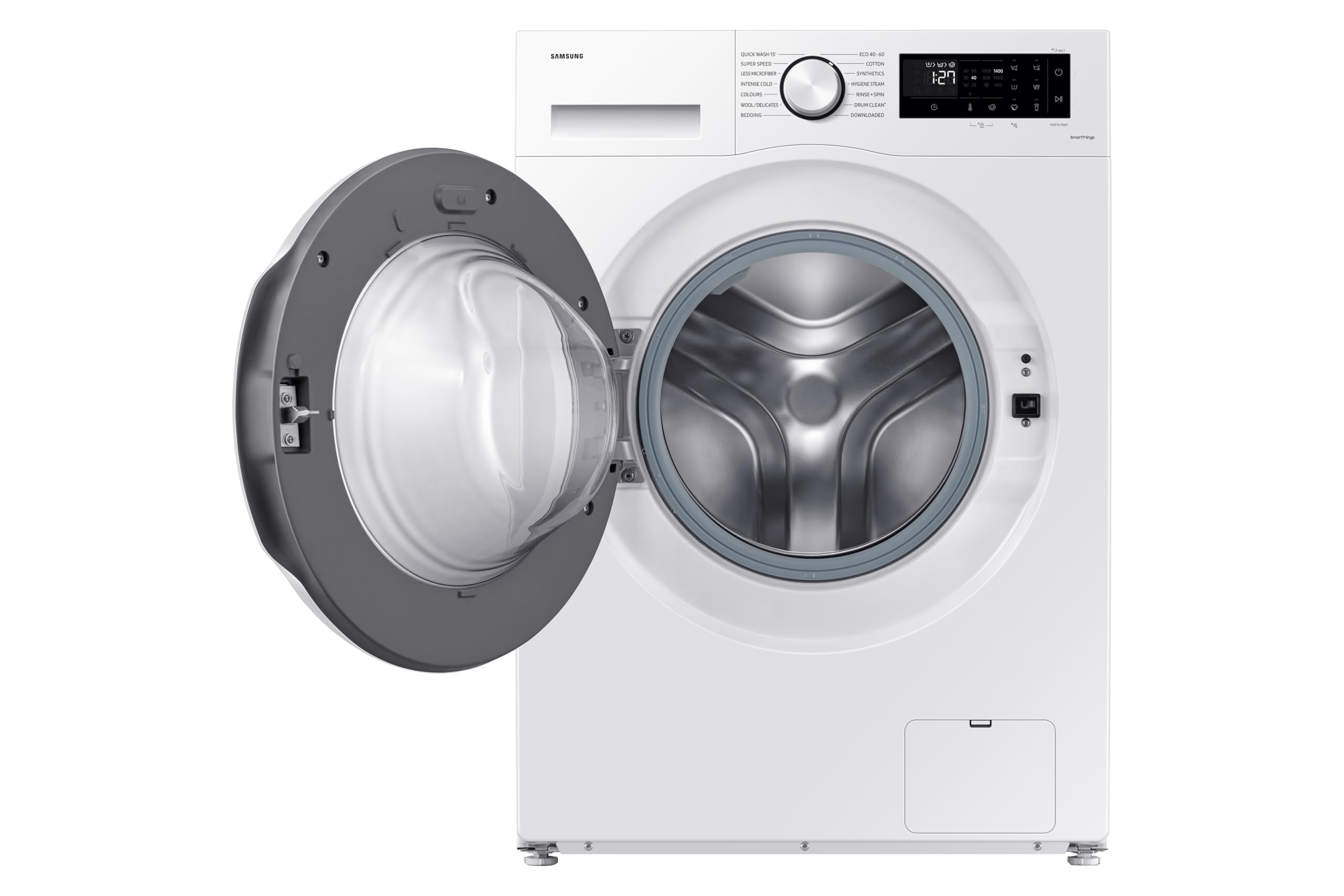 Samsung Series 6 AI Energy Washing Machine, 9kg, 1400rpm, White, WW90DG6U25LEU1