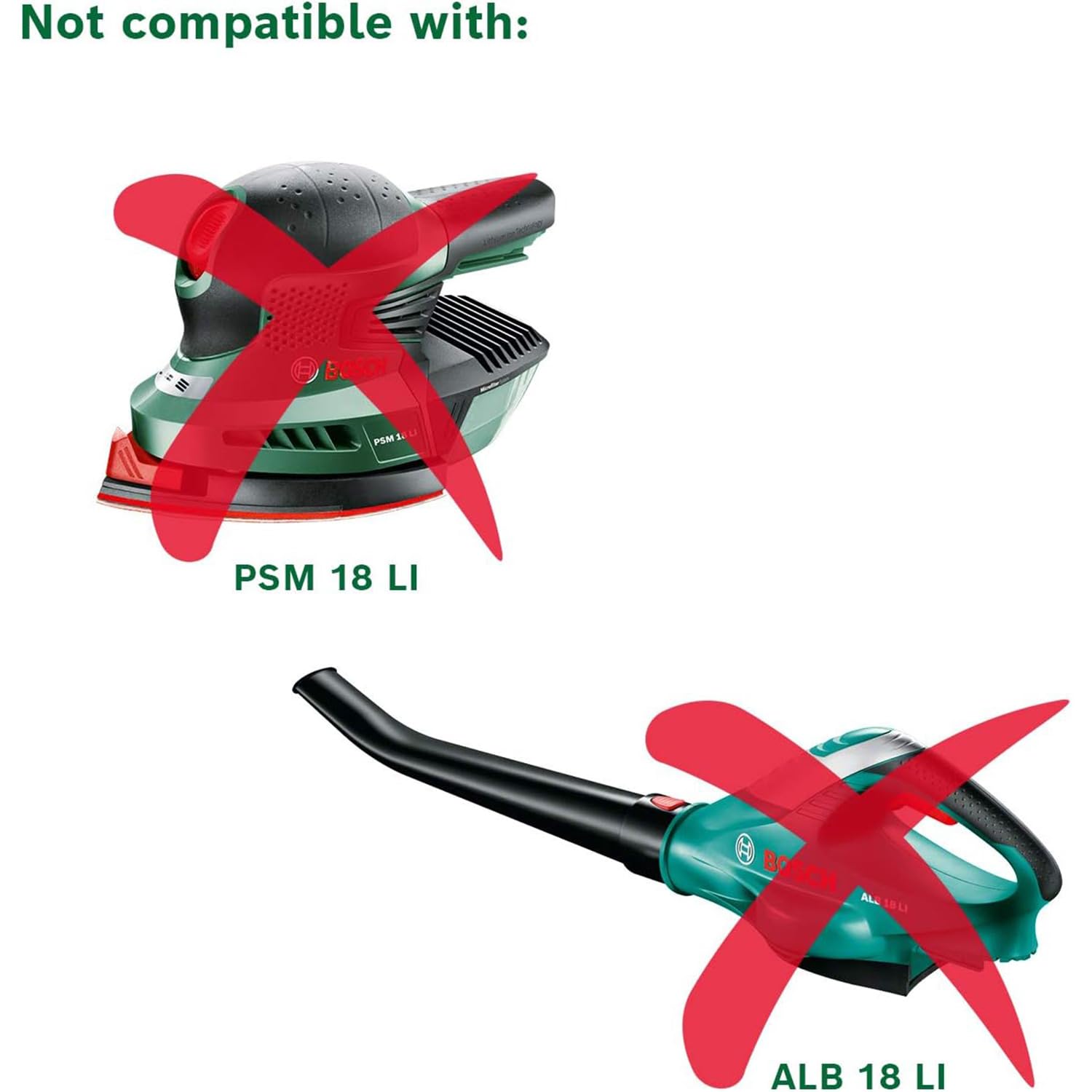 Bosch Battery pack PBA 18V 4.0Ah W-C (18 volt System, 4.0Ah, in Carton Packaging)