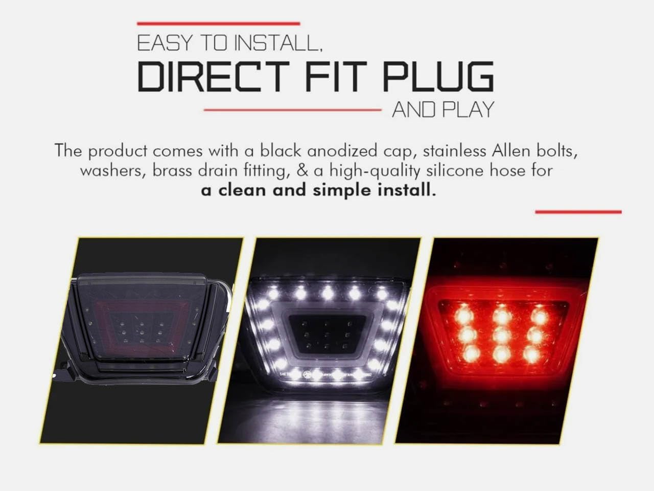 GAZOZ PERFORMANCE F1 4th Brake/Fog Light Bumper Kit for 2020+ Supra - Multifunction LED with Smoked Lens, Easy Installation, Enhanced Safety and Style