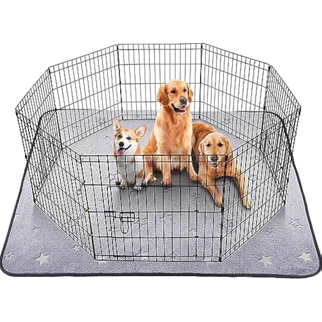 Washable Puppy Pads Extra Large, 182x182cm Fast Absorption Reusable Puppy Pads, Dog Pee Pad xl, Waterproof Whelping Pads, Non-Slip Large Puppy Training Pads Pet Playpen Puppy Mat for Floor, Dog Crate