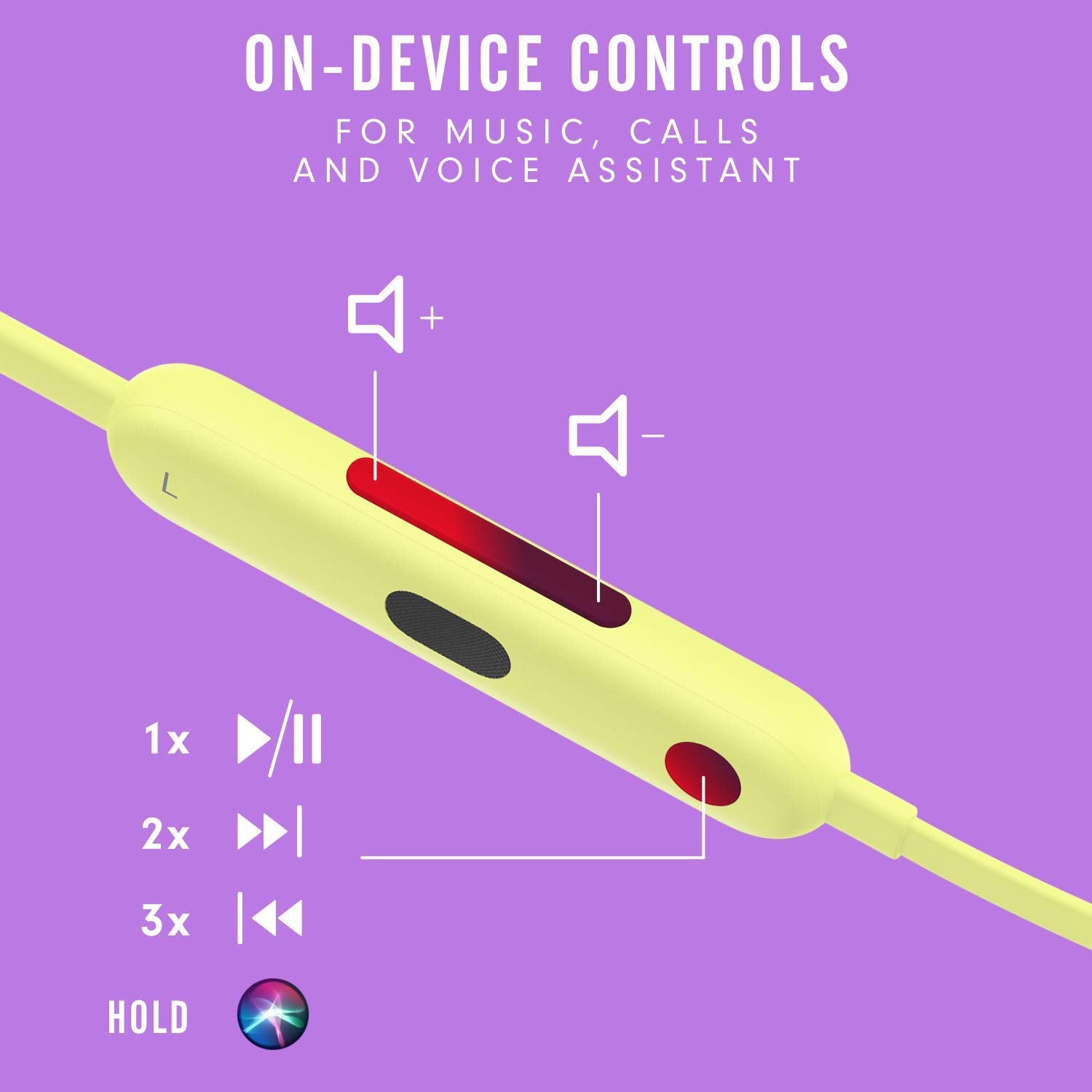 Beats Flex Wireless Earphones – Apple W1 Headphone Chip, Magnetic Earbuds, Class 1 Bluetooth, 12 Hours of Listening Time, Built-in Microphone - Smoke Grey