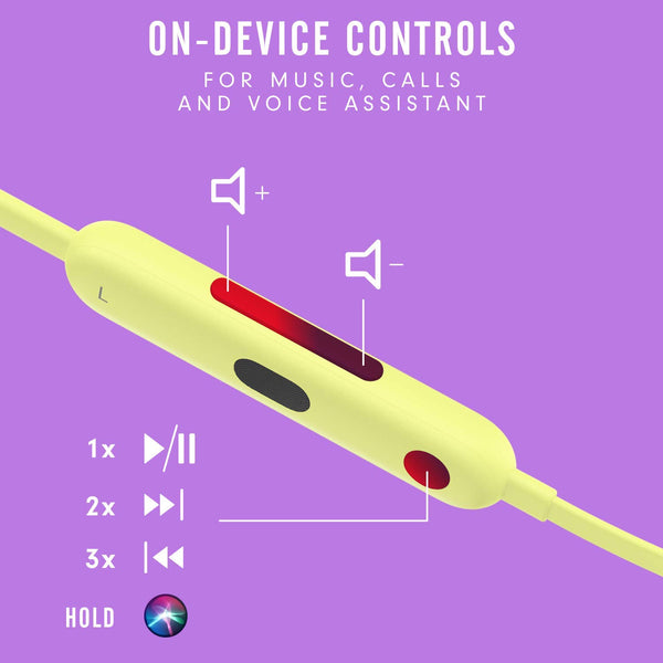 Beats Flex Wireless Earphones – Apple W1 Headphone Chip, Magnetic Earbuds, Class 1 Bluetooth, 12 Hours of Listening Time, Built-in Microphone - Smoke Grey