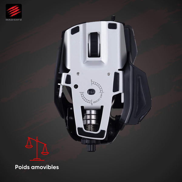 MAD CATZ R.A.T. 8+ Gaming Mouse (USB/Black/16000dpi/11 Buttons) - MR05DCINBL000-0