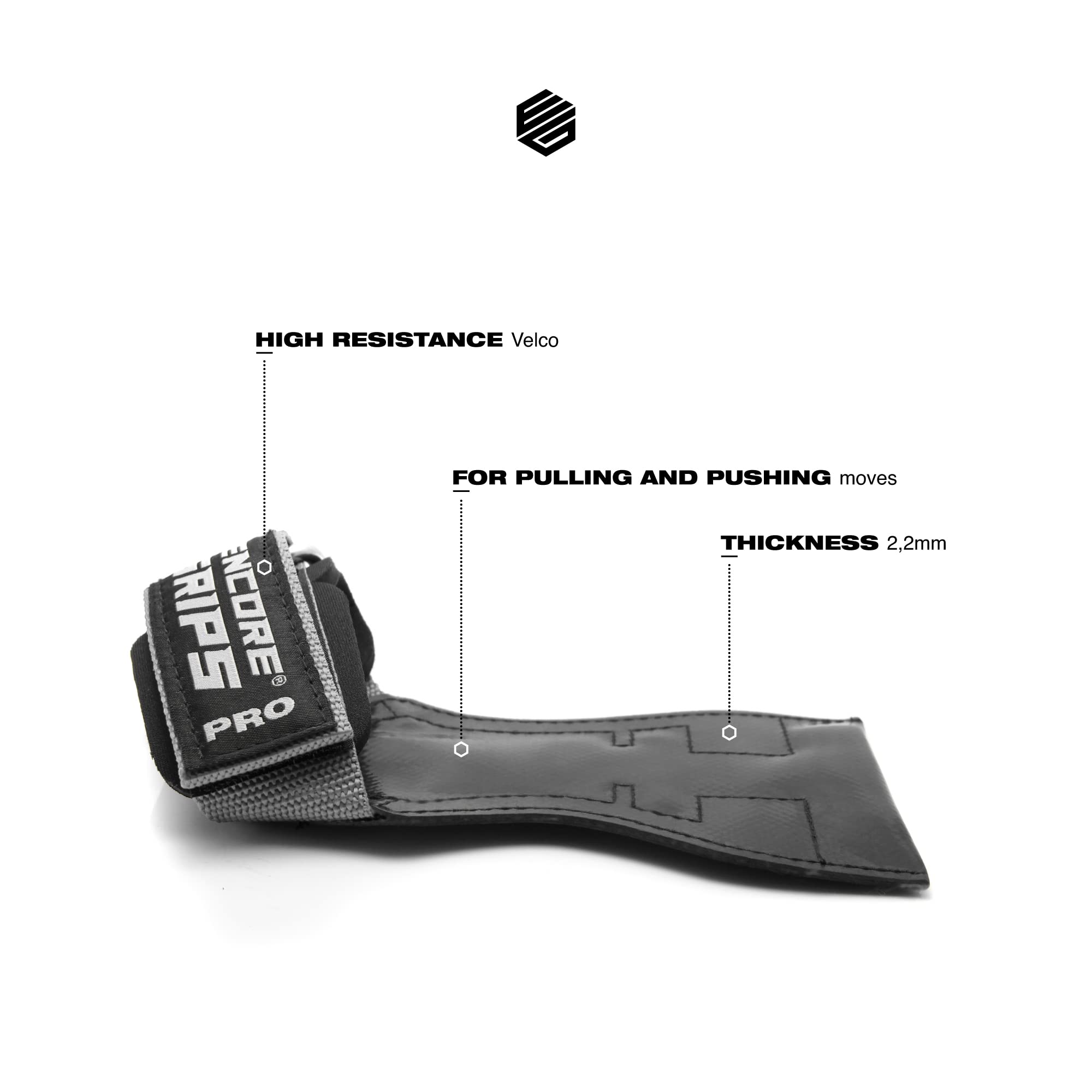 Encore Grips Lifting Straps for Strength Training Fitness Bodybuilding Weight Lifting Weight Sports Lifting with Wrist Hand Bandage Weights Training