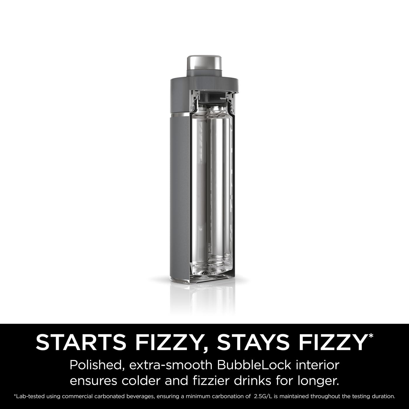 Ninja Thirsti Water Bottle and Flask 709 ML With Leak-Proof Lid, Designed For Carbonated, Hot & Cold Drinks, Ideal For Travel & Sports, Triple Insulated, Stainless Steel Bottle, Black, DW2401EUUKBK