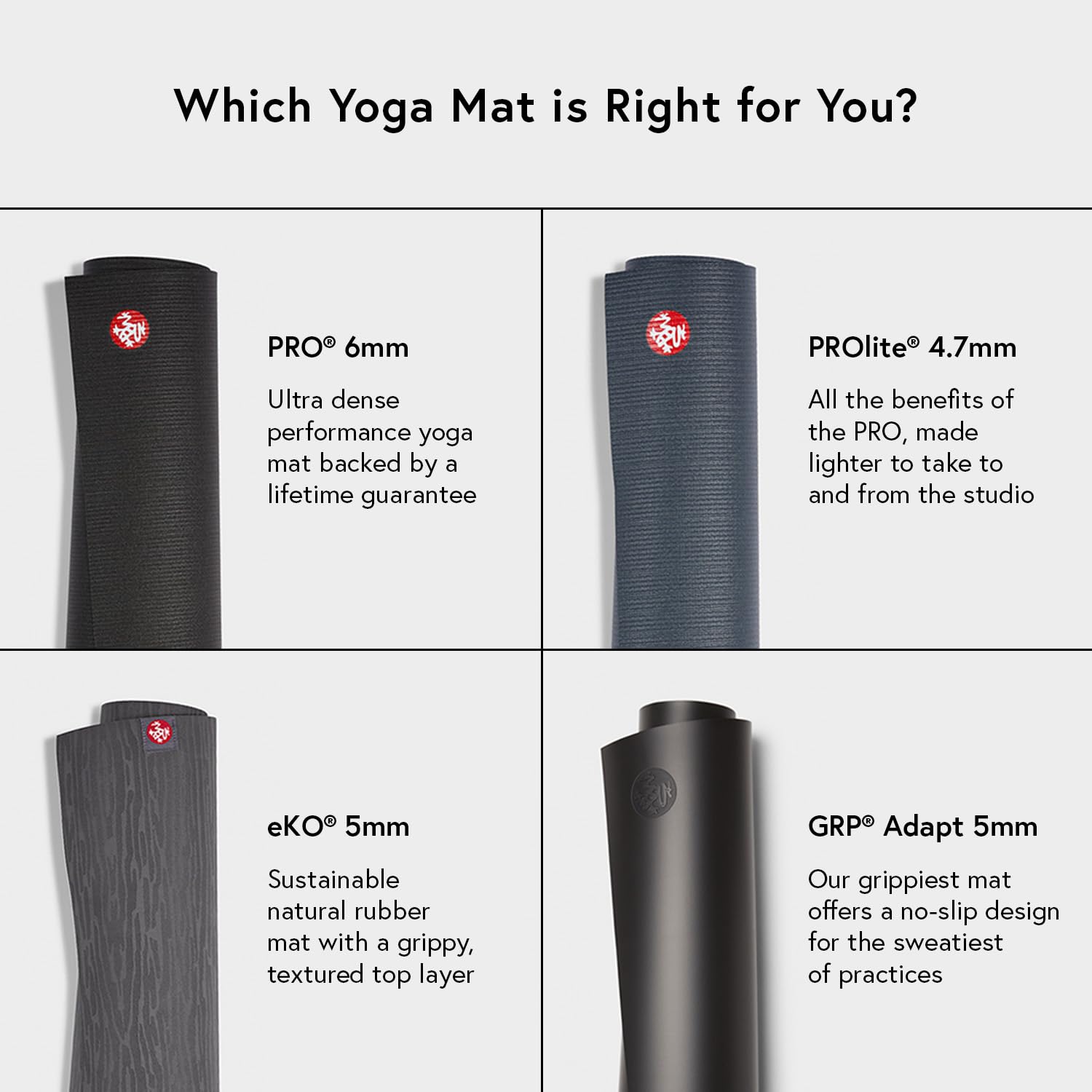 Manduka EKO Superlite Yoga Travel Mat ? 1.5mm Thick Travel Mat for Portability, Eco Friendly and Made from Natural Tree Rubber. Superior Catch Grip
