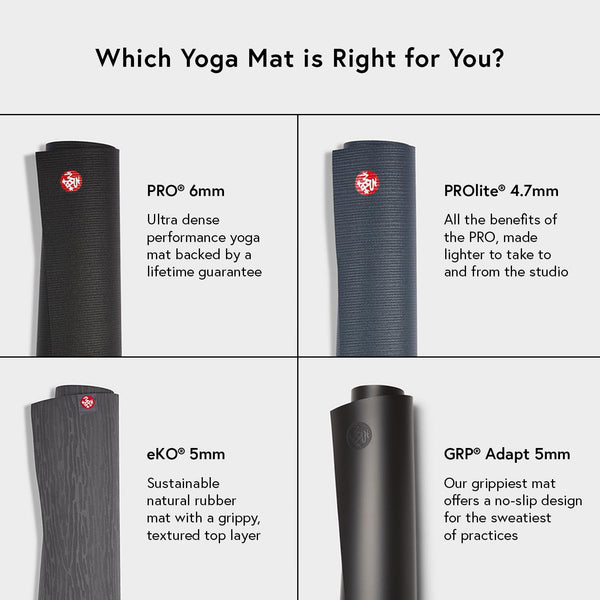 Manduka EKO Superlite Yoga Travel Mat ? 1.5mm Thick Travel Mat for Portability, Eco Friendly and Made from Natural Tree Rubber. Superior Catch Grip