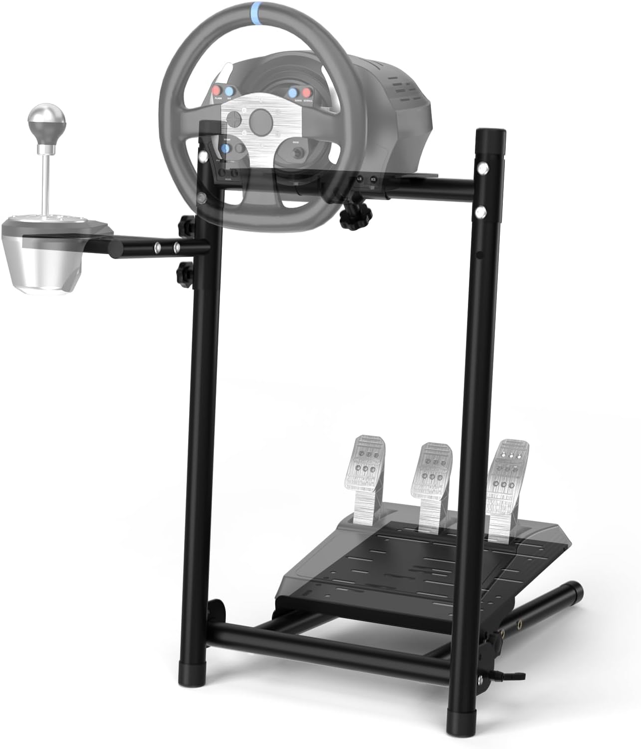 DIWANGUS UK Steering Wheel Stand Foldable, Racing Wheel Stand with Adjustable Angle, Gaming Wheel Stand Fit for Logitech G29/G923/G920, for Thrustmaster T300/T248 PS5 PS4 XBOX(Stand ONLY)