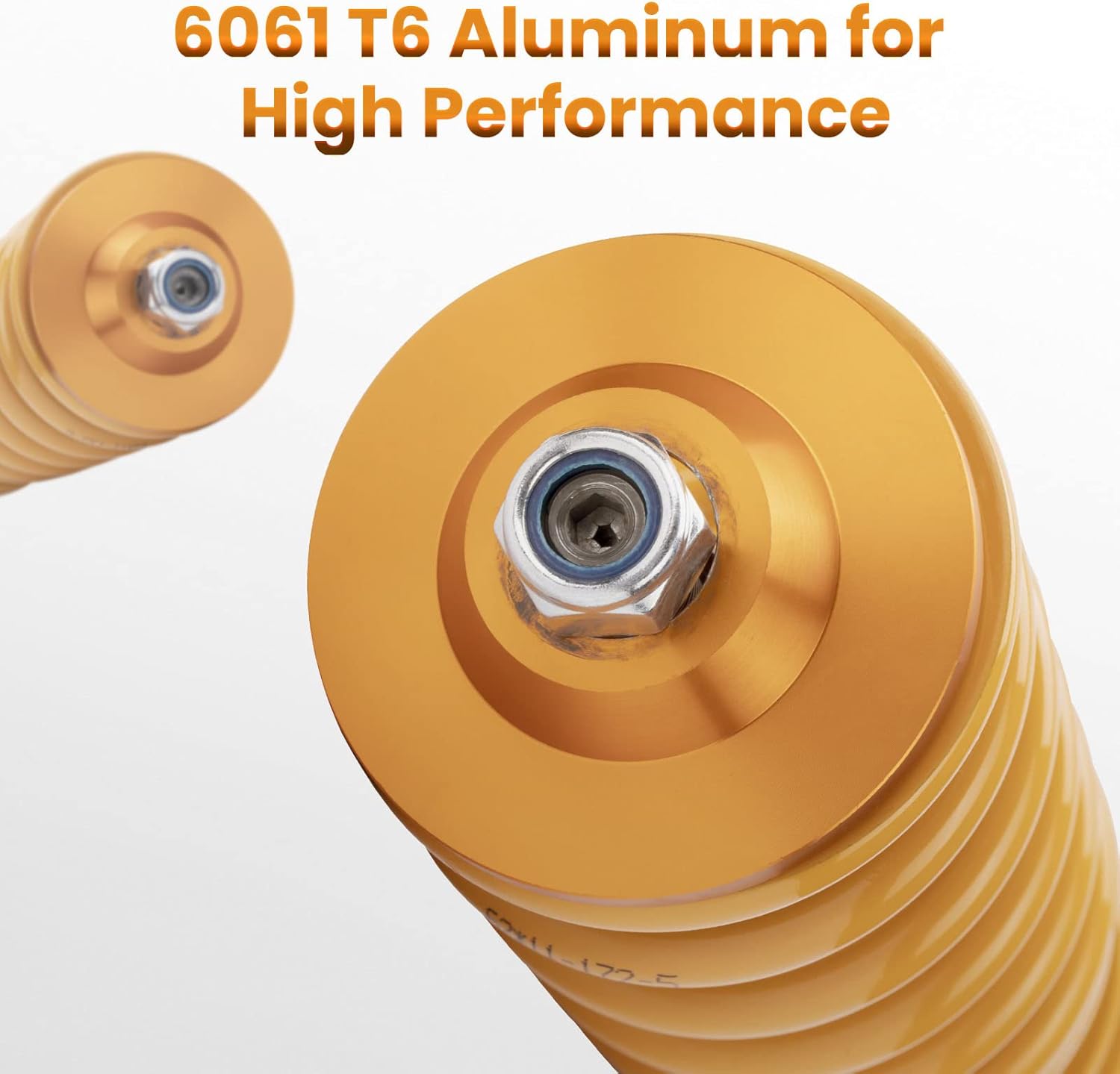 maXpeedingrods Coilovers Lowering Suspension Kits for VW for Golf4/for Seat Leon 1M1/ for VW New Beetle 9C1, 1C1 (Golden)