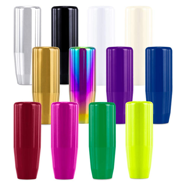 Mishimoto MMSK-NY Weighted Shift Knob, Neon Yellow, Matches Subaru STI