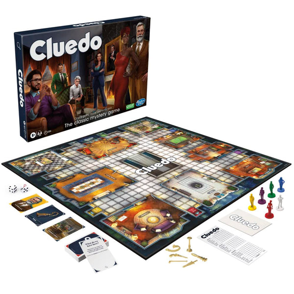 Hasbro Gaming Cluedo, Reimagined Classic for 2-6 Players, Detective Board Game for 8+ Year Old Boys and Girls