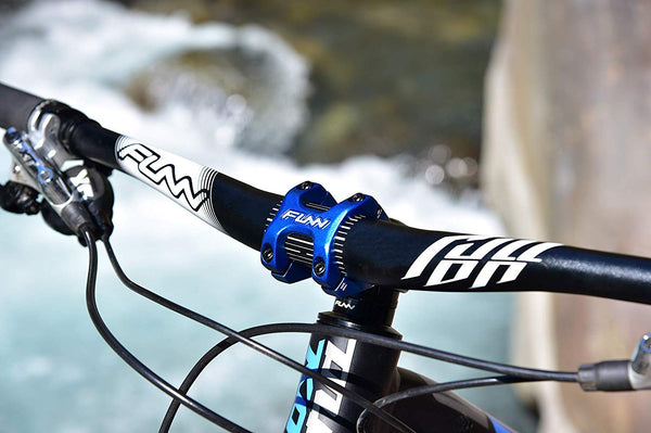 Funn Crossfire Mountain Bike Stem with 31.8mm Bar Clamp - Durable and Lightweight Alloy Bike Stem for Mountain Bike and BMX Bike, Length 50mm stem