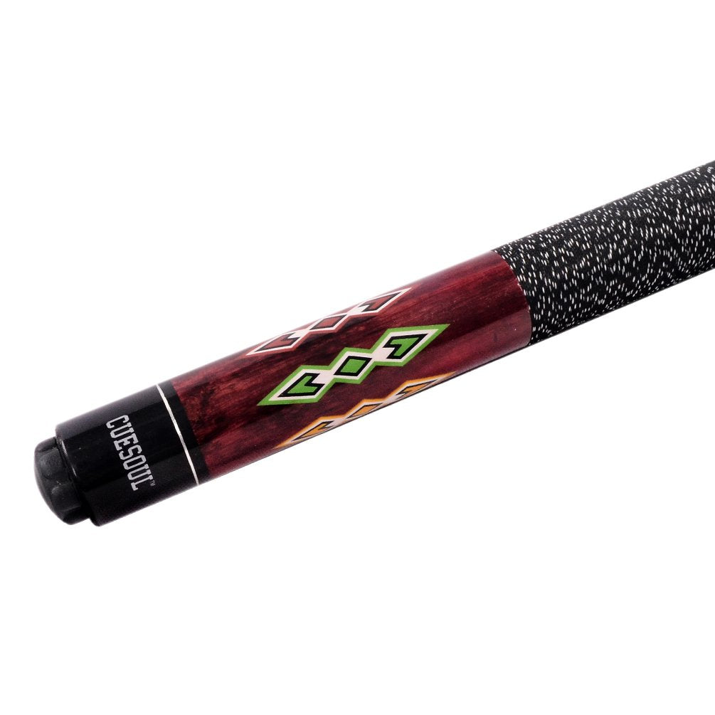 CUESOUL 58 Inch Hardwood Canadian Pool Cue 19-21oz Billiard Cue Stick with Irish Wrap (CSPC015)