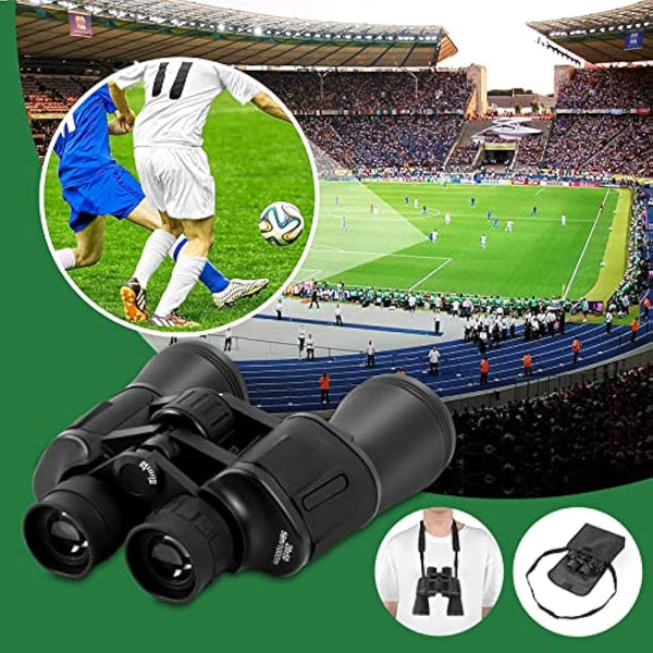 20x50 Binoculars for Adults High Power,Compact HD Professional Waterproof Binoculars with BAK4 Prism and FMC Lens,Portable Telescope for Bird Watching,Hiking, Travelling, Hunting, Concerts,Football