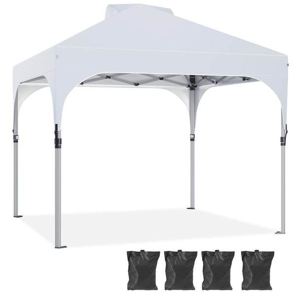 YITAHOME 2.5x2.5M Instant Heavy Duty Pop Up Gazebo, Waterproof Folding Garden Camping Party Tent Canopy Marquee with Roller Bag for Patio Markets Beach