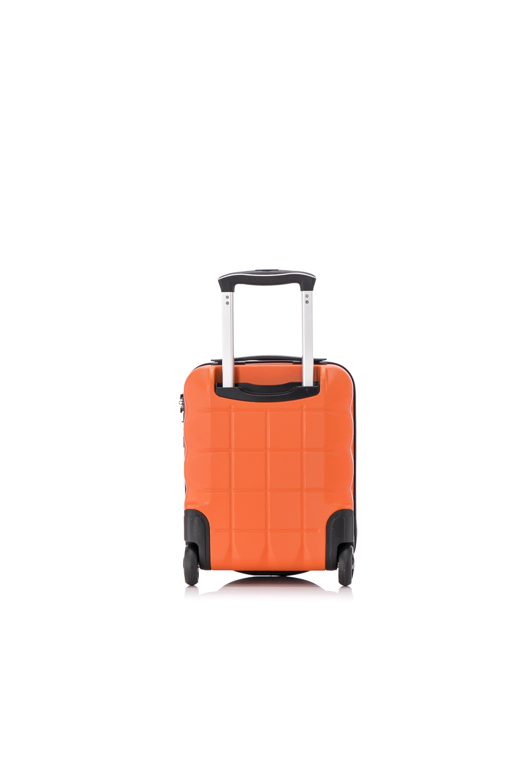 ATX Luggage Suitcase Large on 4 Dual Spinner Wheels Super Lightweight ABS Hard Shell Hold Check in with Built-in TSA Lock (Orange, 110 Liter)