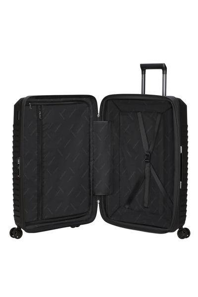 Samsonite Intuo - Spinner M, Expandable Suitcase, 69 cm, 79/87 l, Black (Black)
