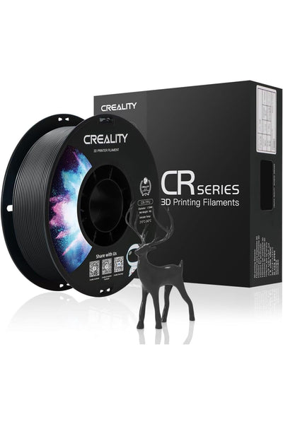 Creality CR-PETG PLA Filament 1.75mm 3D Printing Filament 4 KG, Excellent Toughness High Precision, Odorless Non-Toxic Moistureproof, 1kg(2.2lbs) Glossy for 3D Printer (Black+White+Red+Blue)*1KG
