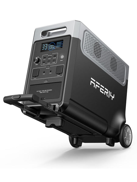 AFERIY Portable Power Station 800W, 512Wh Portable Power Station LiFePo4 Battery, 1-Hour Fast Charging, AC 220V-240V, UPS, 3500+ Charge Cycles, Solar Generator for Outdoor Camping/RV/Home Backup