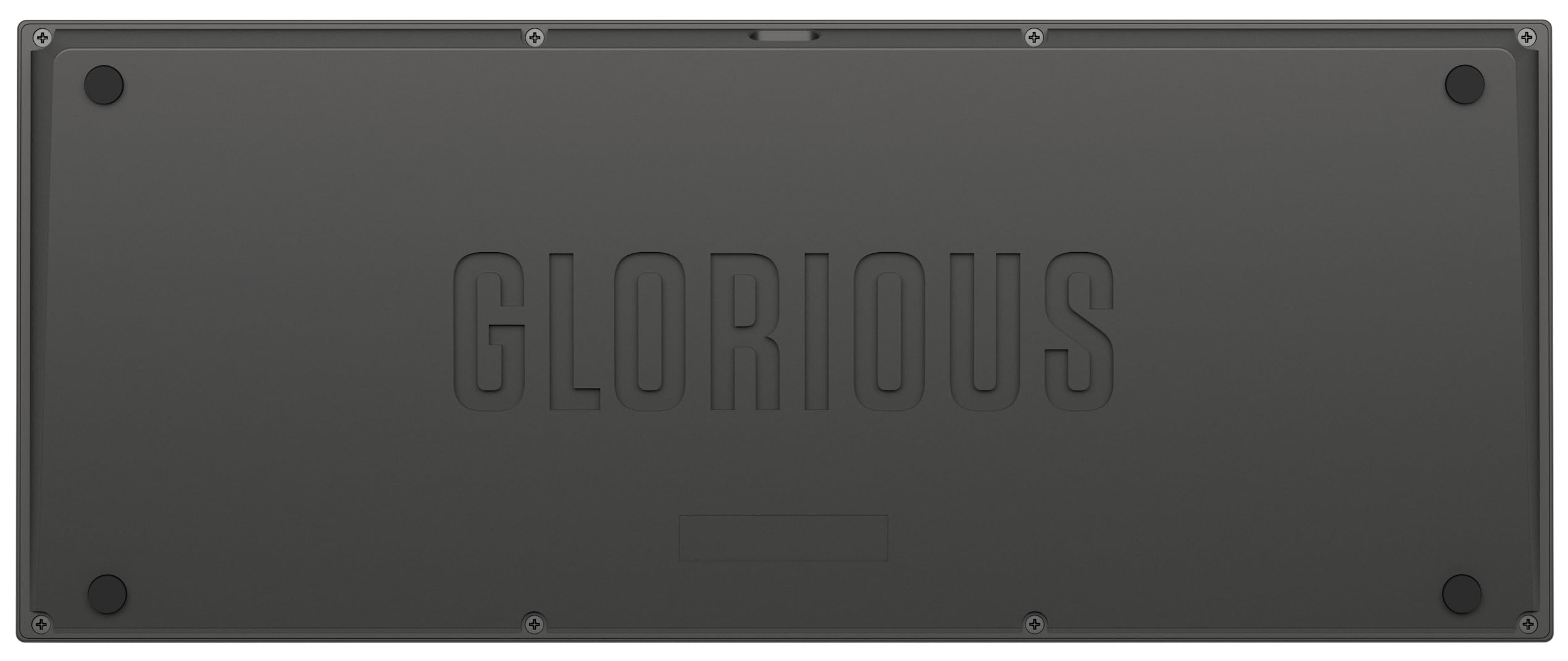 Glorious Gaming GMMK PRO 75% Barebones (Frame Only) - Modular Mechanical Gaming Keyboard, TKL Size (75%), 1.5kg Frame, RGB, Customisable, 5-Pin Switch Support, International/ISO Layout - Black Slate