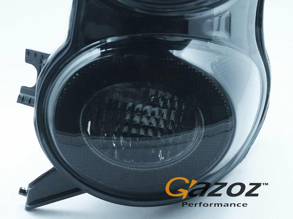 Exterior Accessories - Rear Assembly Tail light Lamps W/Smoke Lens Compatible With Smart Car Fortwo 451 Mk2 2007-2014