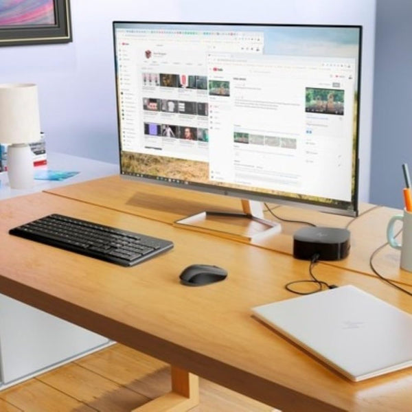 HP 330 Wireless Keyboard and Mouse Combo | 2.4 GHz Wireless Connection with USB Dongle | 12 Function Keys | Ergonomically Designed | 1600 DPI | LED Indicators | Numpad | Black