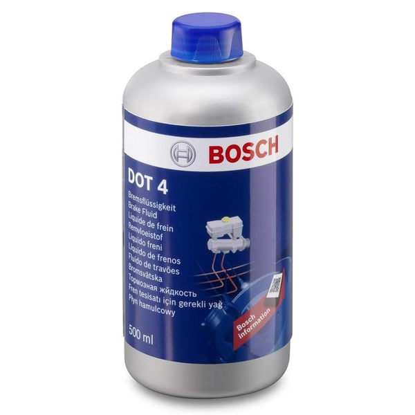 Bosch Brake Fluid DOT 4, 1 L - For Vehicles Manufactured before 2010 - Suitable for First Generation ABS Brakes
