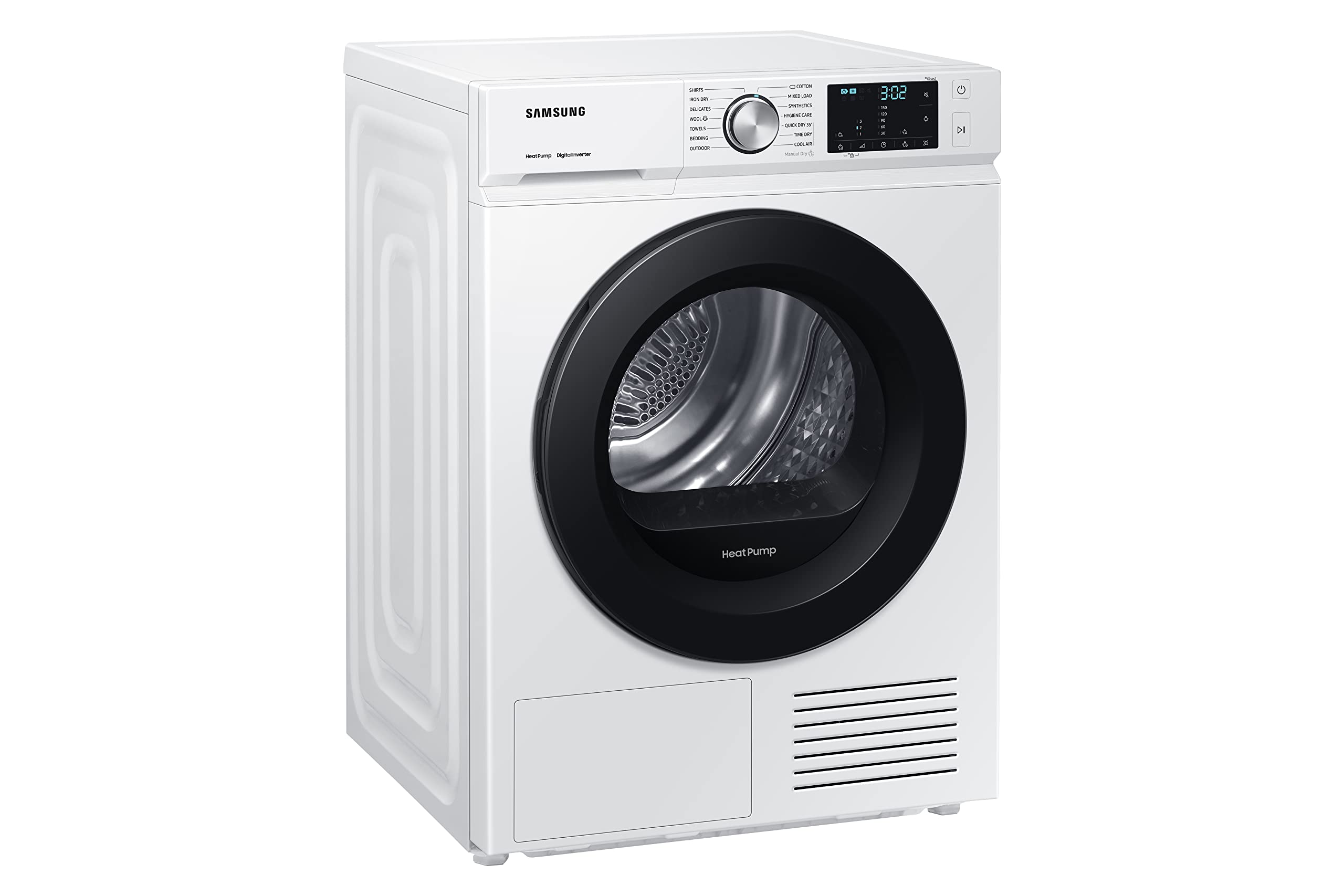 Samsung Series 5 DV80CGC0A0ABEU with OptimalDry and SmartThings, Heat Pump Tumble Dryer, 8kg