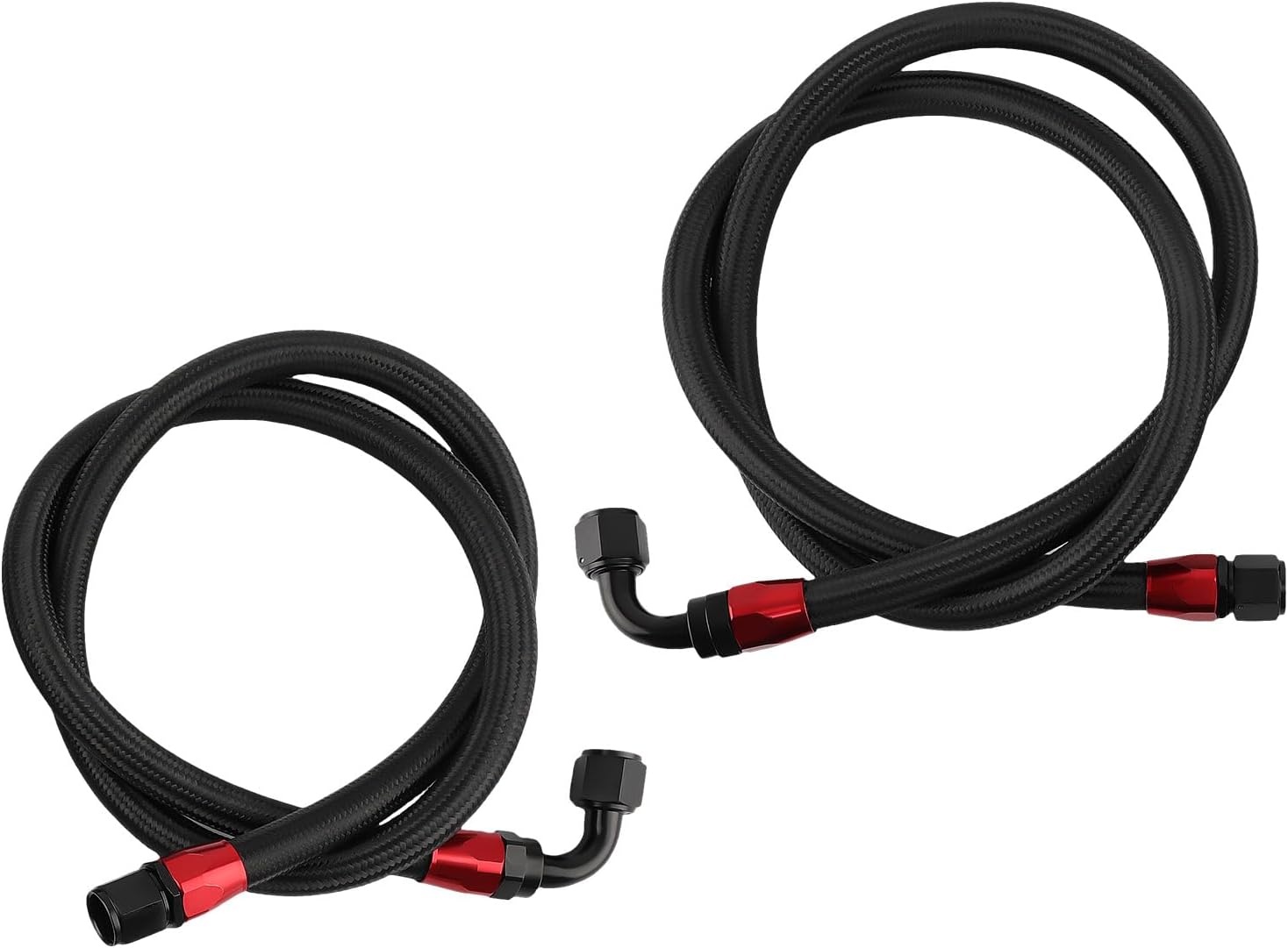 maXpeedingrods 13 Row AN10 Universal Engine Transmission Universal Oil Cooler Kit 3/4"UNF16 with Filter Adapter & Hoses Kit black