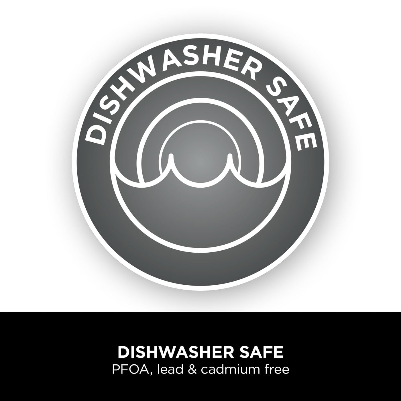 Ninja ZEROSTICK Classic 5-Piece Pan Set [CW55000UK] Aluminium Cookware, Induction Compatible, Dishwasher Safe, Oven Safe to 180°C, Glass Lids, Black