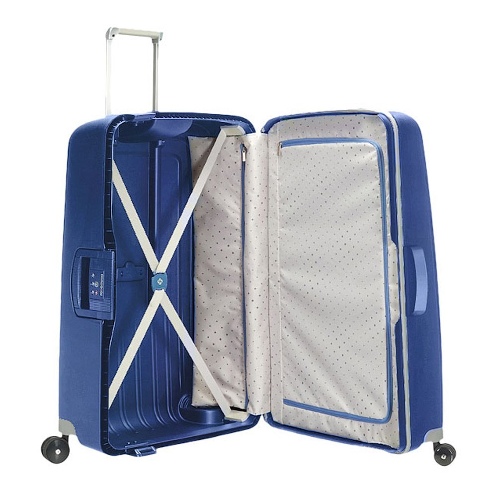Samsonite S'Cure - Spinner XL, Suitcase, 81 cm, 138 L, Blue (Dark Blue)